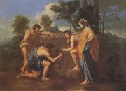 Nicolas Poussin The Shepherds of Arcadia (mk05) painting